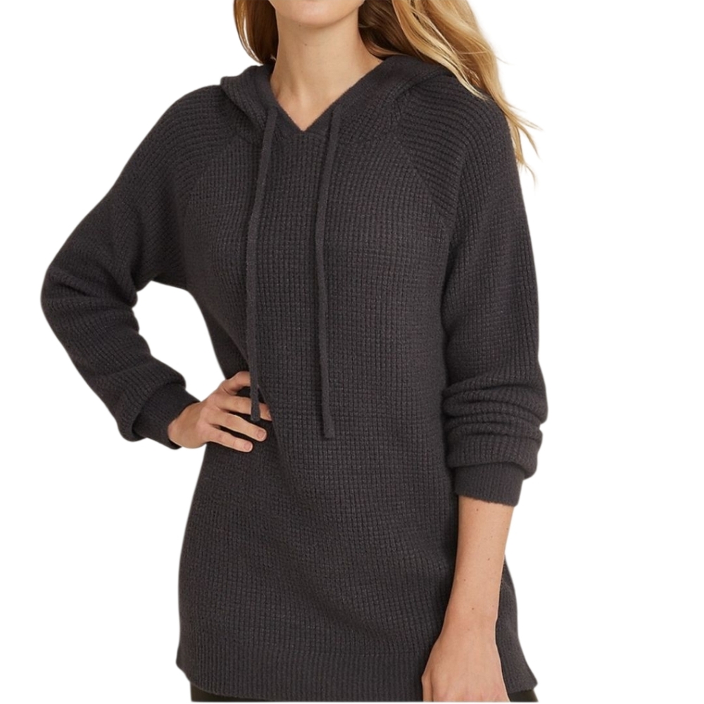 NWT Maurices Charcoal Gray Hooded Sweater - Picture 1 of 3